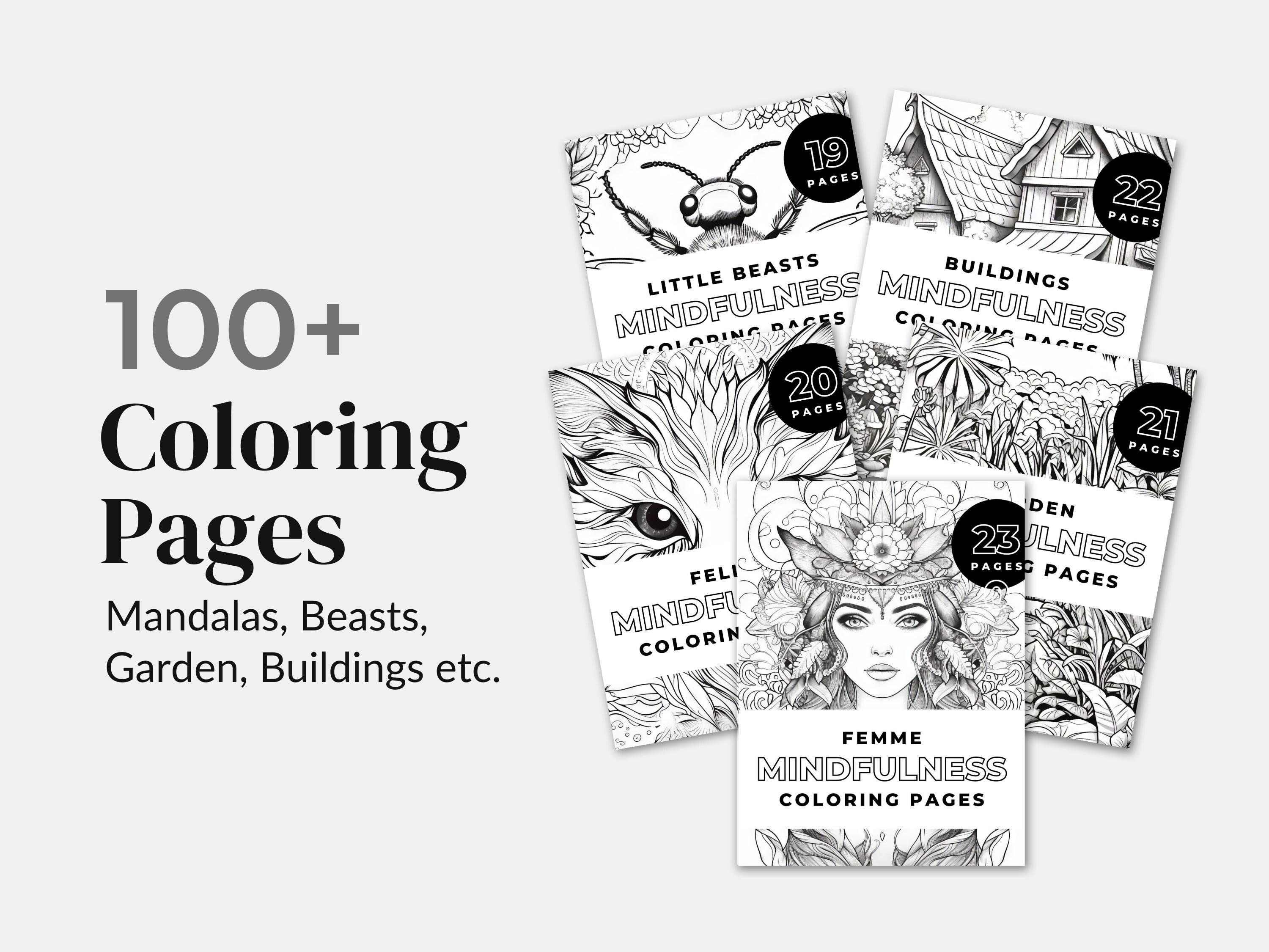 Boho Coloring Pages, Boho Coloring Book, Printable, Minimalist Printable  for Teens, Adult Coloring Sheets, Premium Coloring Pages, PDF -  Denmark