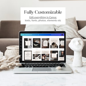 Ebook Template Canva Coaching Guide Book Canva Template Dark Luxury Ebook Lead Magnet Course Creator Template Modern Workbook Worksheets