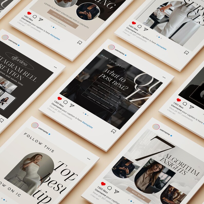 Social Media Marketing Agency Templates Social media manager templates Social Media Manager Posts Social Media Coach Instagram templates