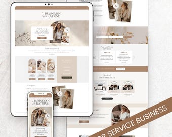 Wix Website Template for Social Media Manager Agency Small Businesses Coach Modern Minimalist Design Wix Coaching website ecommerce