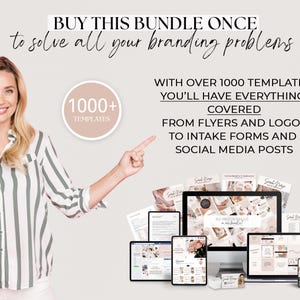 Coaching Business Template Bundle Online business All in One Bundle Wix Website Template Canva website Branding Kit Coach Marketing Template