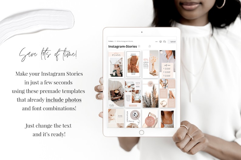 Canva Instagram-mallar | Instagram-mallpaket | Canva-mallkit | Instagram-varumärkesbyggandekit | Canva Blogger-mallneutral bild 7