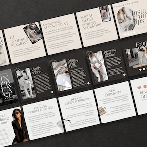 Social Media Marketing Agency Templates Social media manager templates Social Media Manager Posts Social Media Coach Instagram templates