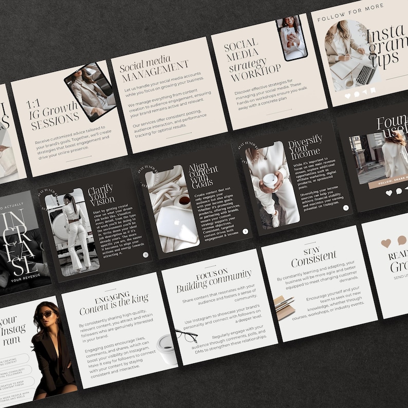 Social Media Marketing Agency Templates Social media manager templates Social Media Manager Posts Social Media Coach Instagram templates
