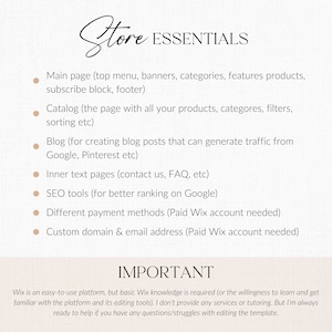 Wix Theme Boutique Website Template Wix Ecommerce Template Fashion Website Template Ecommerce Website Shopping website Premade wix website