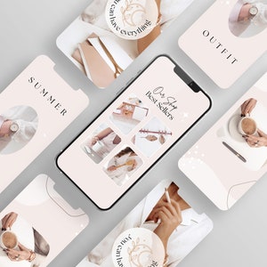 Instagram reels, Instagram Reel Cover, Instagram Reel Cover Template, Instagram Reels video covers, Feminine Instagram video thumbnails