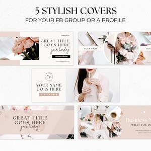 Facebook Templates, Facebook Timeline Cover Template, Facebook Post Templates, Social media templates small business, Facebook ads