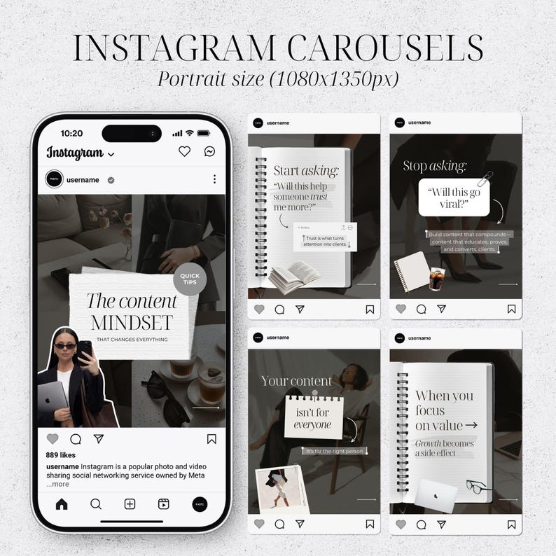 Coaching Instagram Templates Canva Business Coach IG Bold Instagram ...
