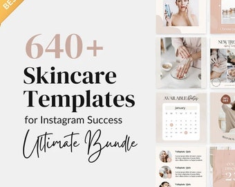 Plantillas de Instagram para el cuidado de la piel, Plantillas de Instagram para el cuidado de la piel, Plantillas de Instagram para esteticistas, Plantilla para el cuidado de la piel de esteticistas, Belleza IG