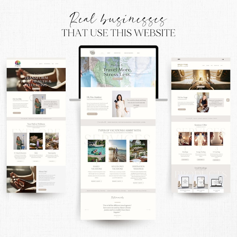 Wix Website Template Coaching Website Wix Design Wix theme Coach Wix Ecommerce Shop Wix Service business Wix consulting website Wix beige
