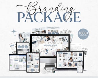 1000 Branding Package Business Templates Canva DIY Branding Kit Instagram Bundle Branding Design Template Social media Canva Template Bundle