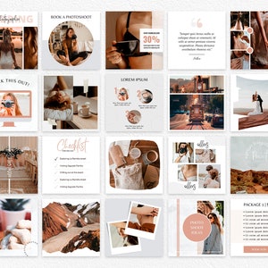 100 Instagram Post Template for Photographers, Instagram Photography ...