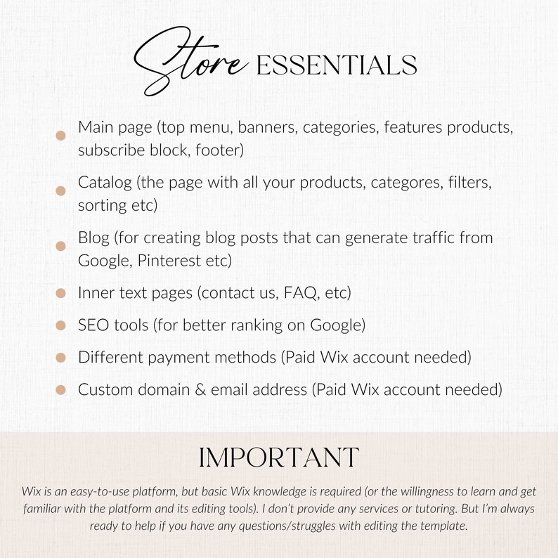 E-commerce website Wix website Template Wix website design Online store Online shop template Wix Template Wix Theme Wix Layout Wix Shop Pink
