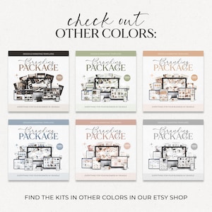 Social Media Bundle Business Marketing Template Branding Kit Social Media Post Faceless Marketing Branding Package Coach Instagram Template image 11
