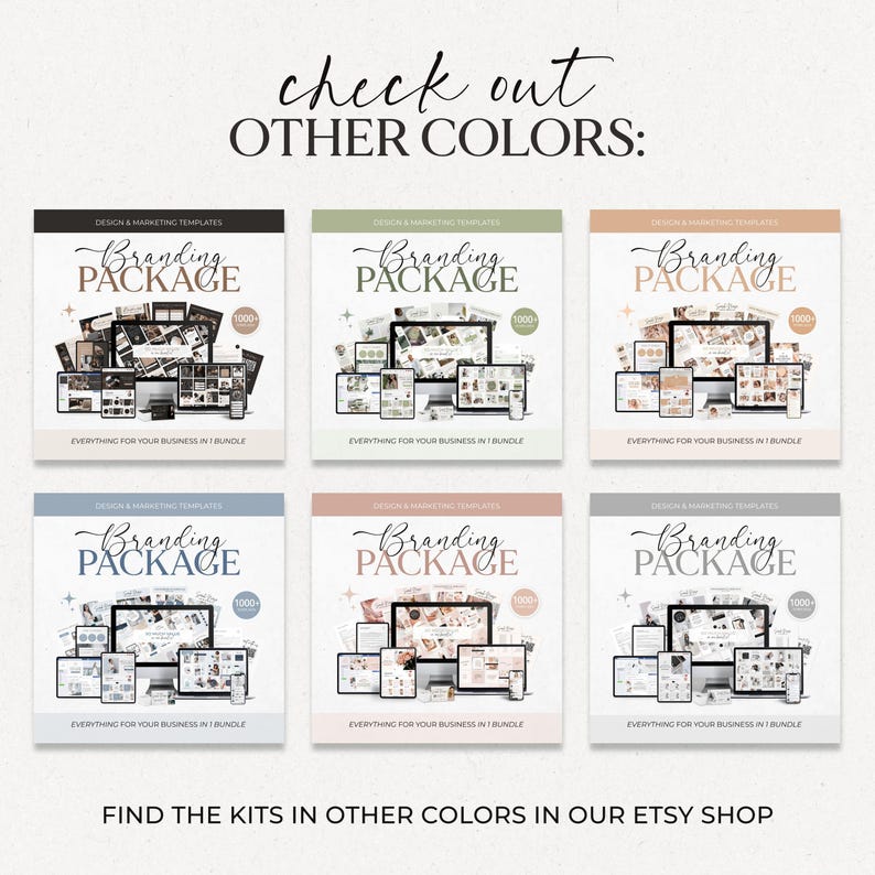 Social Media Bundle Business Marketing Template Branding Kit Social Media Post Faceless Marketing Branding Package Coach Instagram Template image 11