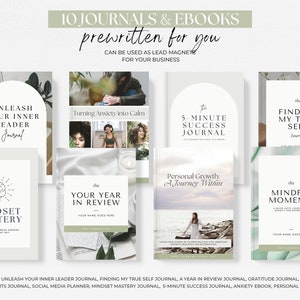Green Health Coach Template Wellness Coach Holistic Health Content Creator Social Media Template Branding Kit Instagram Bundle Canva