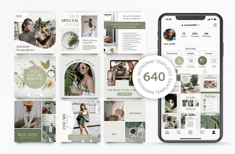 Instagram Templates Canva Instagram Post Template Social Media Template Canva Instagram Template Holistic Coach Instagram Templates Business