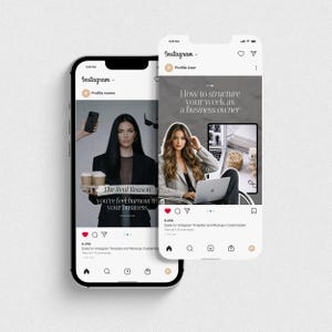 Instagram Carousel Templates Business coach Financial expert Content Creators Social media agency Carousel post Viral IG Trendy Instagram