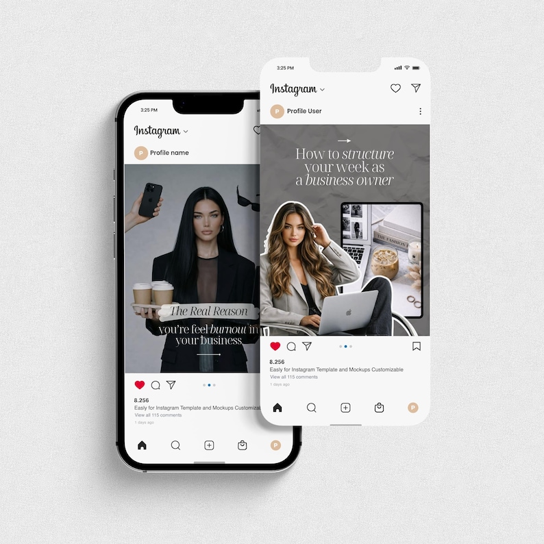Instagram Carousel Templates Business coach Financial expert Content Creators Social media agency Carousel post Viral IG Trendy Instagram