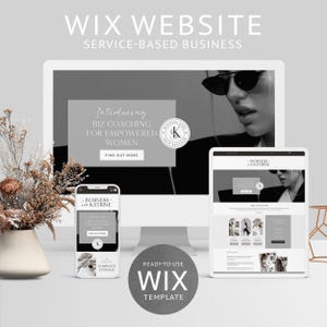 Wix website template for Services Business Coaching website Life Coach Business Coach Wix Blog Wix ecommerce website Wix website design