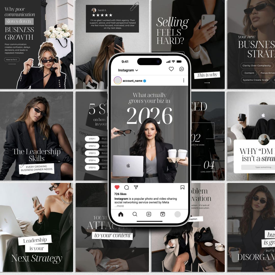 Business Coach Templates Coaching Instagram Templates Social Media ...