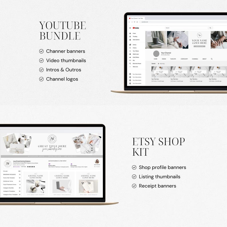 Branding Kit Templates Digital Marketer Personal Brand Kit Business Coach Posts Business templates Branding Package Social Media Bundle