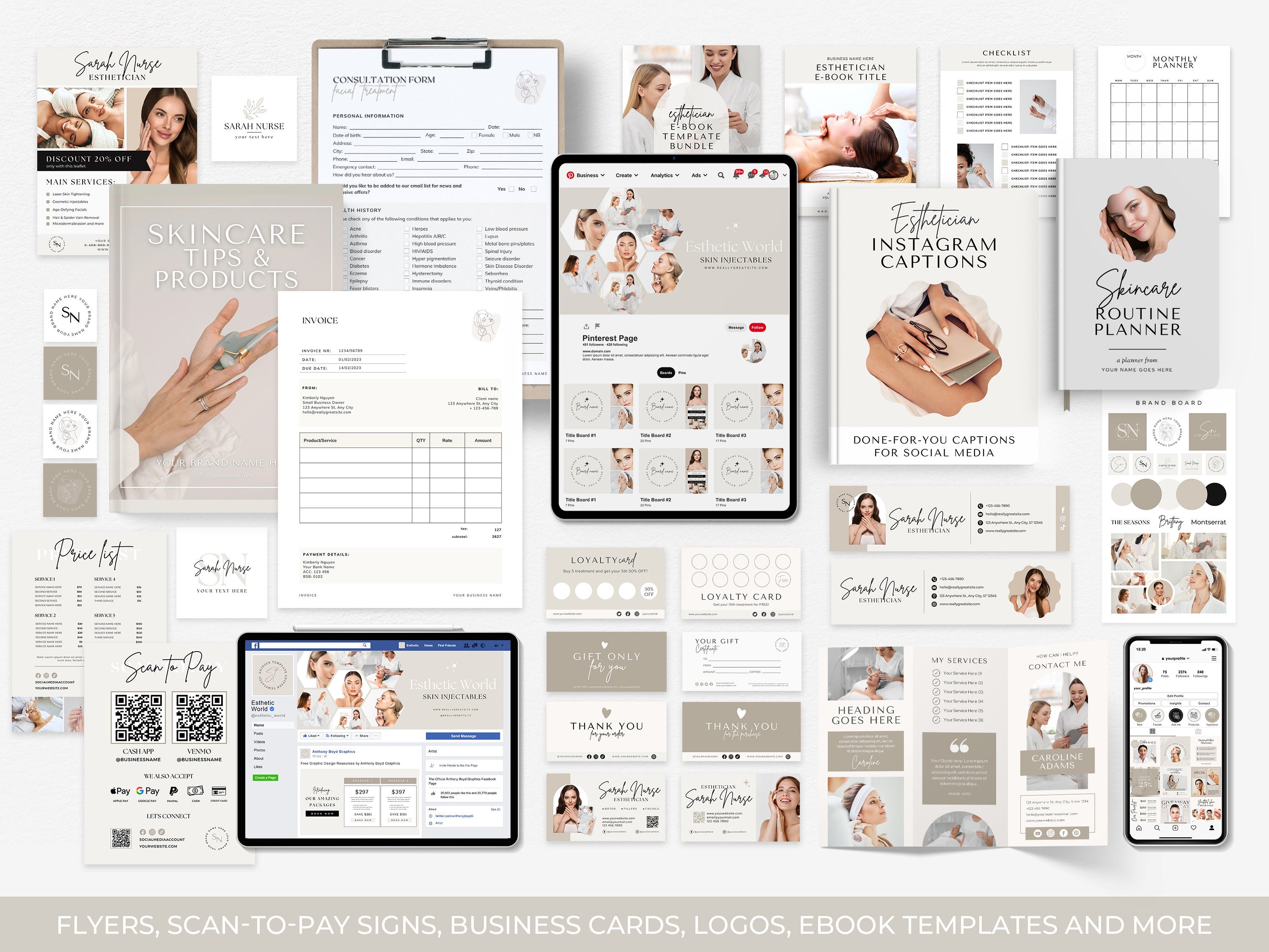 1000 Nurse Injector Templates Esthetician Instagram Templates Nurse ...