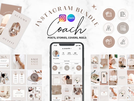 520 coaching instagram templates, instagram stories templates, instagram templates canvas, informative instagram templates, Ig Post Template