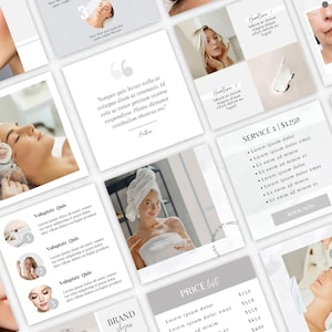 Nurse Injector Instagram Templates, Botox and Filler, Beauty Social ...