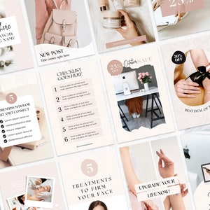 Pink Pinterest Templates Canva Pinterest Pin Templates Pinterest Bundle Idea Pins Pinterest Board Covers Pinterest Blogger Templates Pins