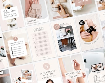 Pink Pinterest Templates Canva Pinterest Pin Templates Pinterest Bundle Idea Pins Pinterest Board Covers Pinterest Blogger Templates Pins