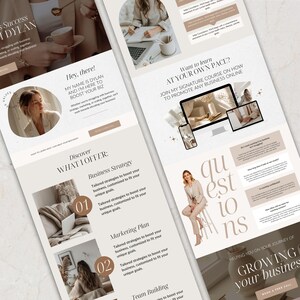 Ultimate Coaching Bundle Coaching Business Template Coach Online business Wix Website Template Canva website landing Branding Kit