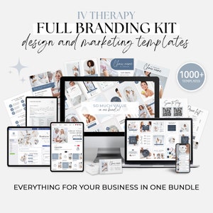 1000 IV Therapy Templates Iv Hydration Instagram Templates Iv therapy social media Iv drip therapy marketing templates Iv Vitamin therapy