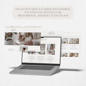 Wix Website Template Coaching Website Wix Design Wix theme Coach Wix Ecommerce Shop Wix Service business Wix consulting website Wix beige
