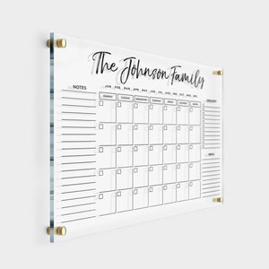 2021 Calendar Month to View Weekly Schedule Family Organiser Year Planner Gift
