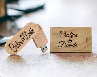 Chiavetta USB in legno personalizzata - Pendrive - usb