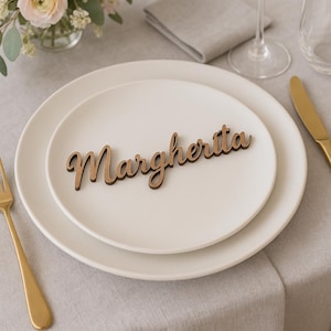 Segnaposto personalizzato in legno / Set 100
