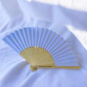 Ventagli personalizzati in legno di bamboo - Regali unici per ogni occasione - Ventaglio Matrimonio