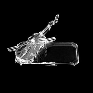 Swarovski Crystal Figurines Violin - Etsy