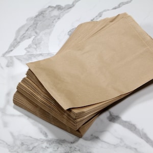 bulk plain brown kraft paper bags