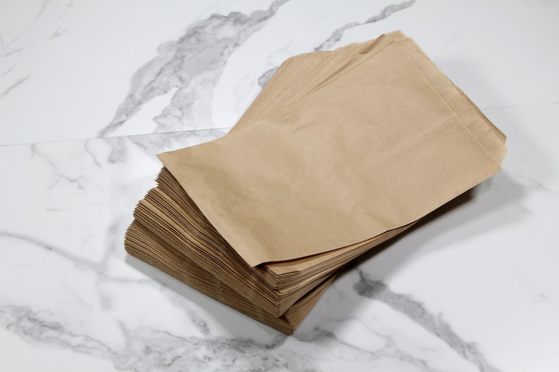 bulk plain brown kraft paper bags