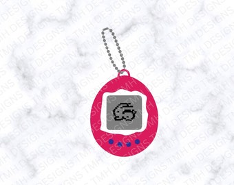 Keychain Pet SVG - Classic Game SVG - Digital Download eps dxf png