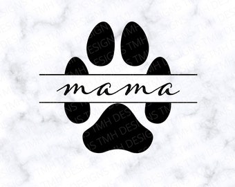 Hund Mama SVG - Haustier SVG - Digital Download eps dxf png