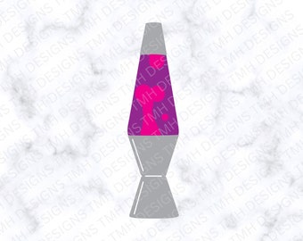 Lava lamp SVG - Classic Lamp SVG - Digital Download eps dxf png