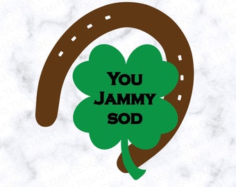 St Patrick's Day SVG - Shamrock SVG - Jammy Sod SVG - Digital Download eps dxf png
