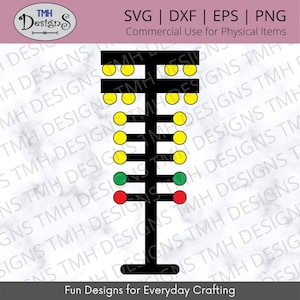Racing Tree SVG - Raceauto SVG - Drag Racing SVG Digitale Download eps dxf png