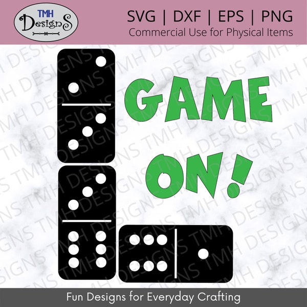 Dominos SVG - Game SVG - Game Night SVG - Digital Download eps dxf png