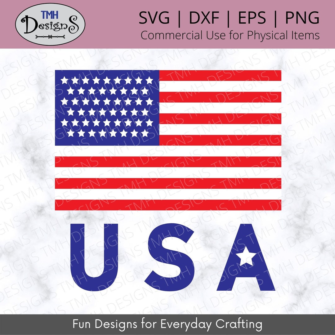 USA Flag Svg - July 4th Svg - Independence Day Svg - 4th of July Svg ...