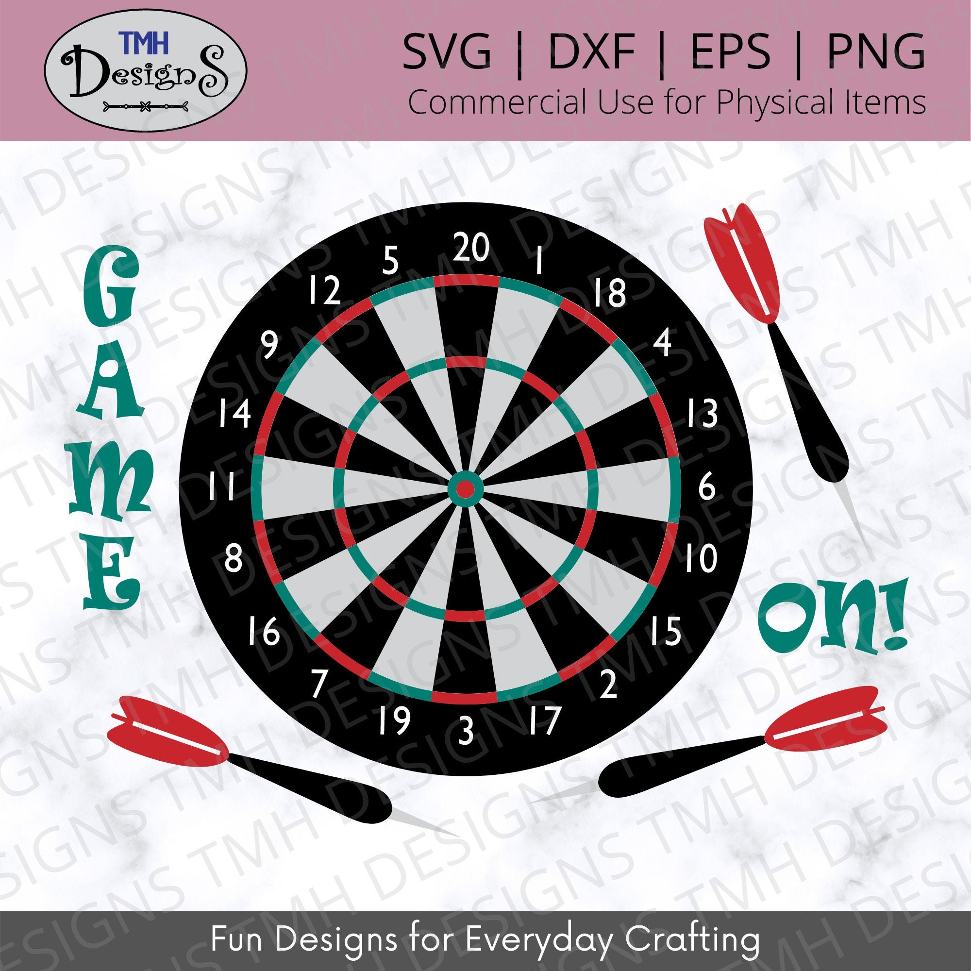 Darts SVG Game SVG Game Night SVG Digitaler Download eps