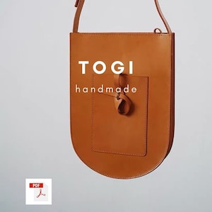 Schnittmuster Leder Tragetasche, Leder Tragetasche Muster, Tragetasche PDF, Tragetasche Muster, Leder Mustertasche, Leder Handmade,Vorlage Digital